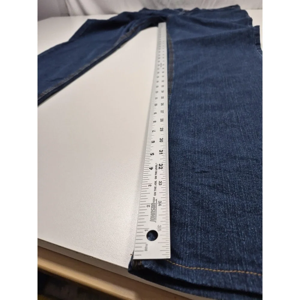 Origin Delta 68 Legit Fit Jeans Mens 40x36 Blue Straight Stretch Denim Made USA